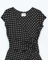 Vintage Y2k 00s Joseph Ribkoff Polka Dot Dress - L