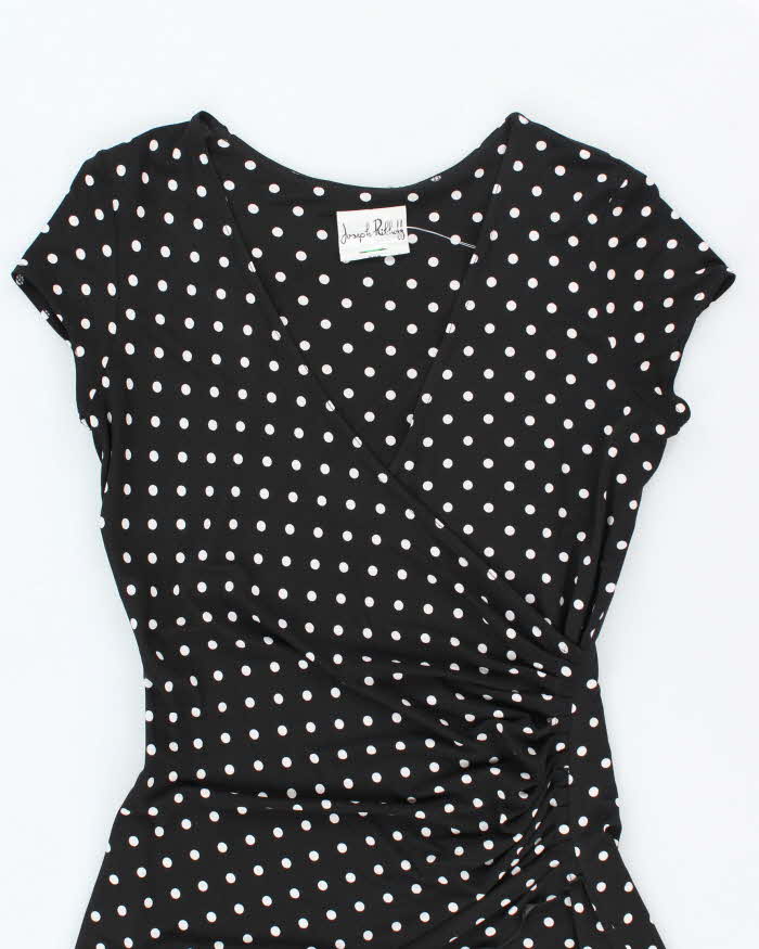 Vintage Y2k 00s Joseph Ribkoff Polka Dot Dress - L