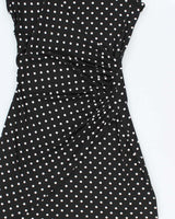 Vintage Y2k 00s Joseph Ribkoff Polka Dot Dress - L