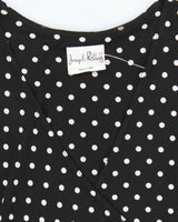 Vintage Y2k 00s Joseph Ribkoff Polka Dot Dress - L