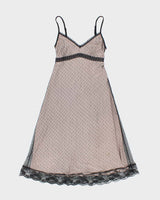 Vintage Y2k 00s Lace Dress - XS