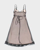 Vintage Y2k 00s Lace Dress - XS