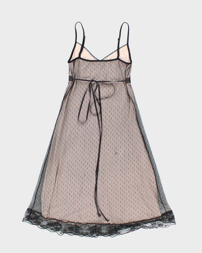 Vintage Y2k 00s Lace Dress - XS