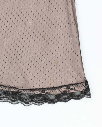Vintage Y2k 00s Lace Dress - XS