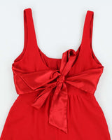Y2K Guess Jeans Red Party Mini Dress - S