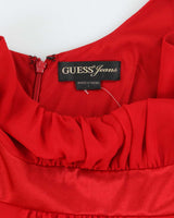 Y2K Guess Jeans Red Party Mini Dress - S