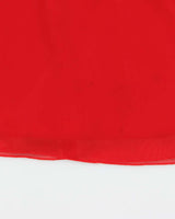 Y2K Guess Jeans Red Party Mini Dress - S