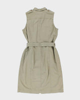 Vintage Y2K Ralph Lauren Belted Safari Dress - L