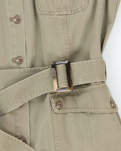 Vintage Y2K Ralph Lauren Belted Safari Dress - L