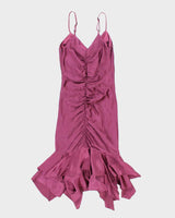 Vintage Y2k 00s Betsey Johnson Fishtail Satin Dress - XS