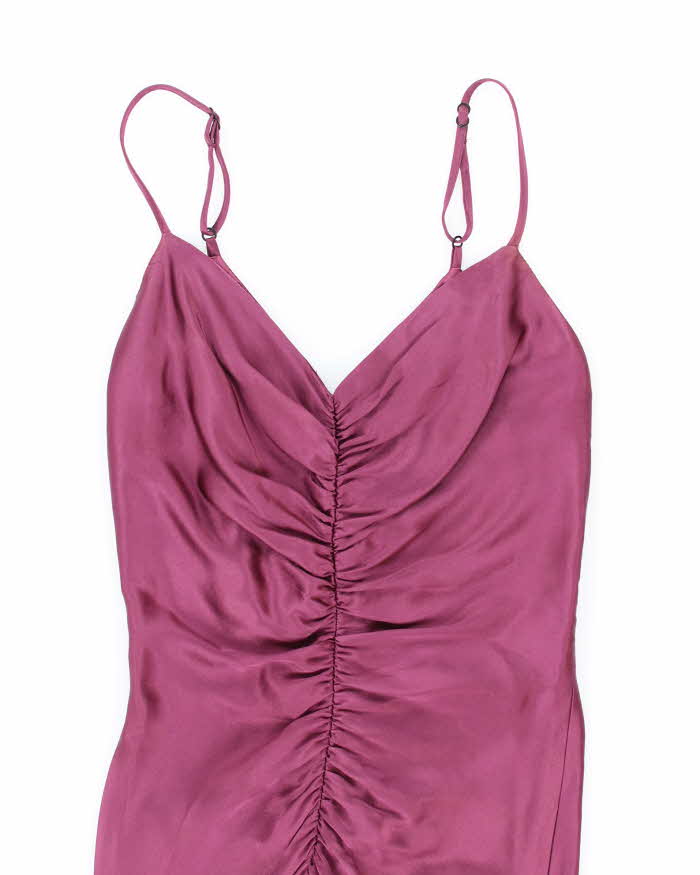 Vintage Y2k 00s Betsey Johnson Fishtail Satin Dress - XS