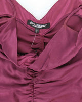 Vintage Y2k 00s Betsey Johnson Fishtail Satin Dress - XS