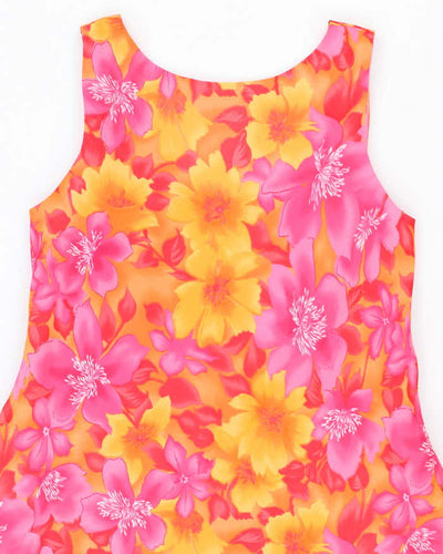Vintage 90s Laura Floral Dress - L