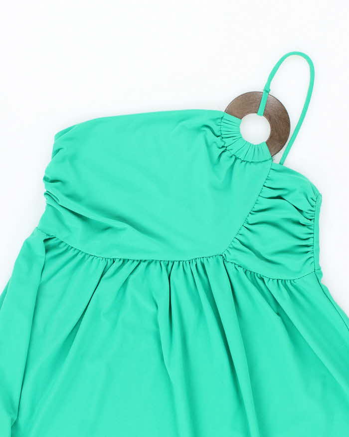 charlotte russe green dress Charlotte Russe skater dress. Aqua blue with a