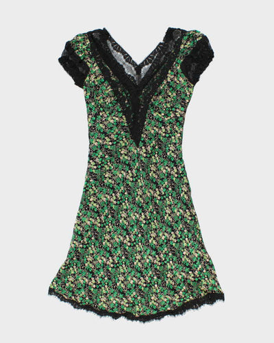 Vintage Anna Sui Silk Dress - S