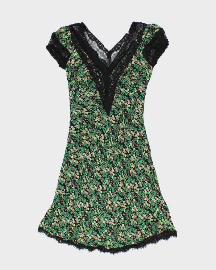 Vintage Anna Sui Silk Dress - S