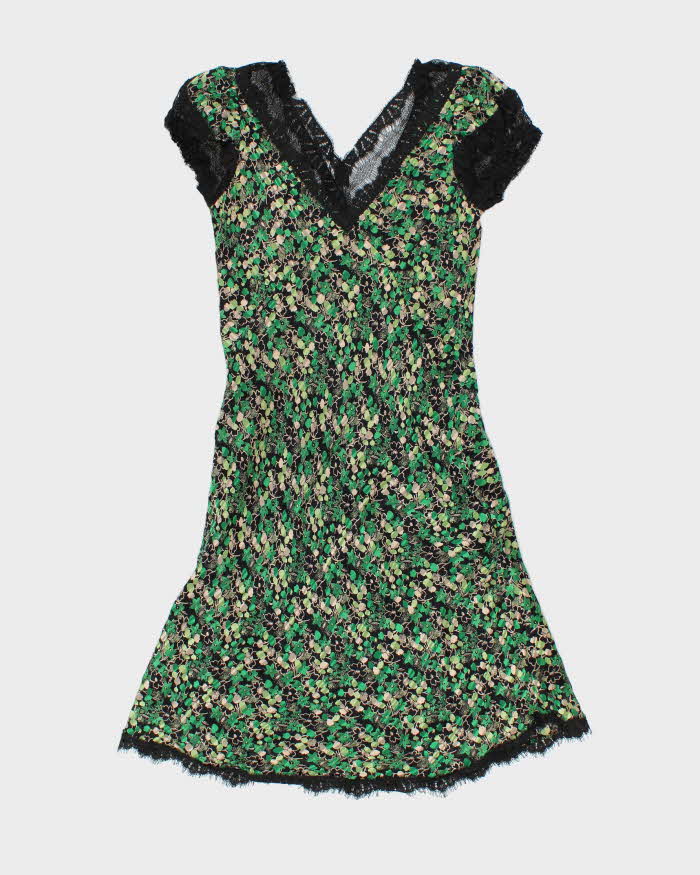 Vintage Anna Sui Silk Dress - S Rokit Vintage Anna Sui Silk Dress - S Rokit