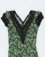 Vintage Anna Sui Silk Dress - S