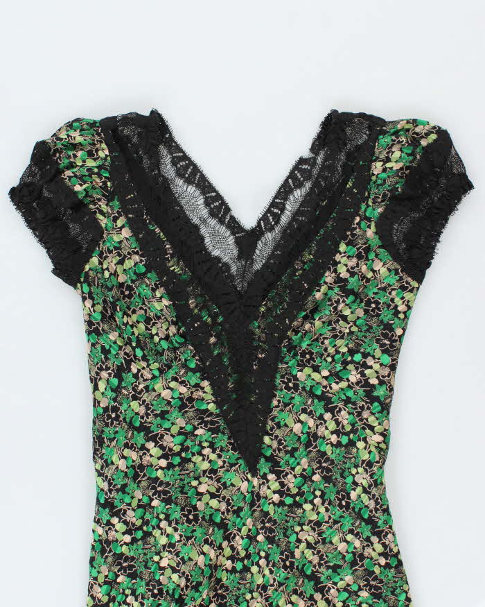 Vintage Anna Sui Silk Dress - S