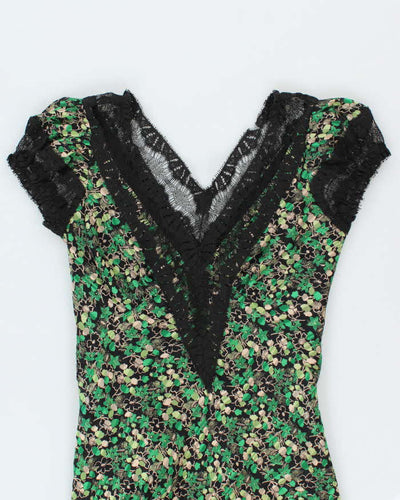 Vintage Anna Sui Silk Dress - S