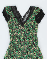 Vintage Anna Sui Silk Dress - S
