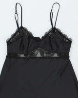 Vintage Y2k 00s  La Vie En Rose Satin Slip Dress - M