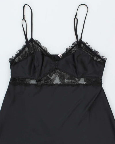 Vintage Y2k 00s  La Vie En Rose Satin Slip Dress - M