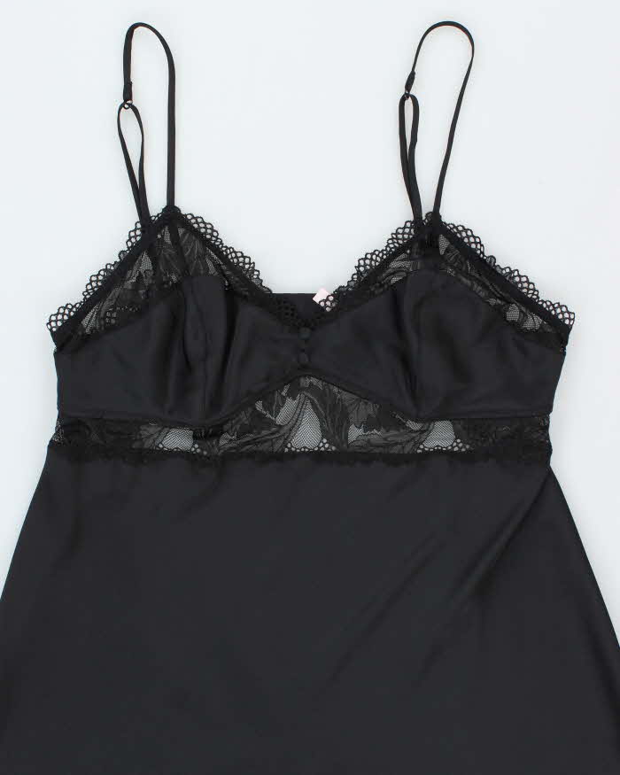 Vintage Y2k 00s  La Vie En Rose Satin Slip Dress - M