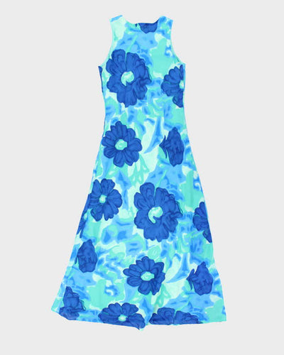 Vintage 90s L'atelier Floral Maxi Dress- XS