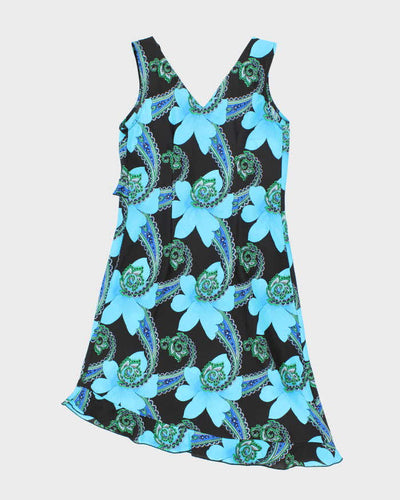 Vintage 90s 00s Jessica Floral Dress- M