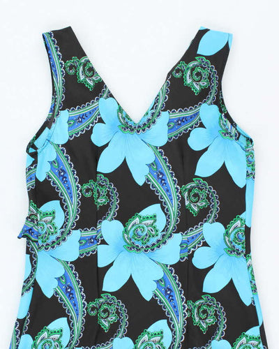 Vintage 90s 00s Jessica Floral Dress- M