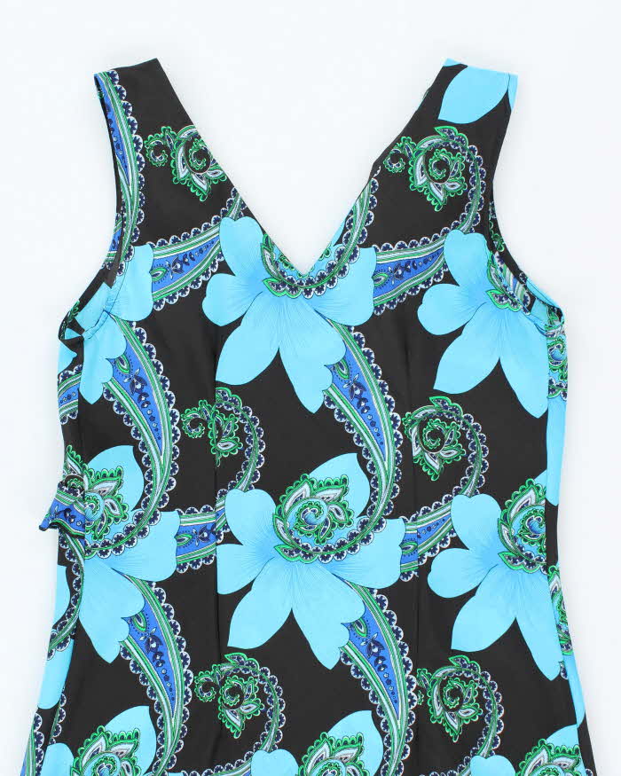 Vintage 90s 00s Jessica Floral Dress- M