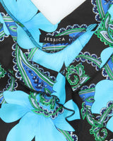 Vintage 90s 00s Jessica Floral Dress- M