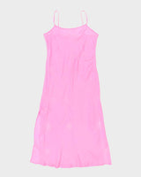 Vintage 90s Donna Ricco Silk Sheer Dress- M