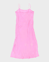 Vintage 90s Donna Ricco Silk Sheer Dress- M
