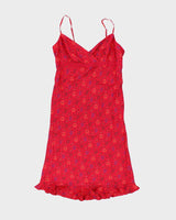 Vintage 90s Express Silk Dress - S
