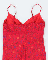 Vintage 90s Express Silk Dress - S
