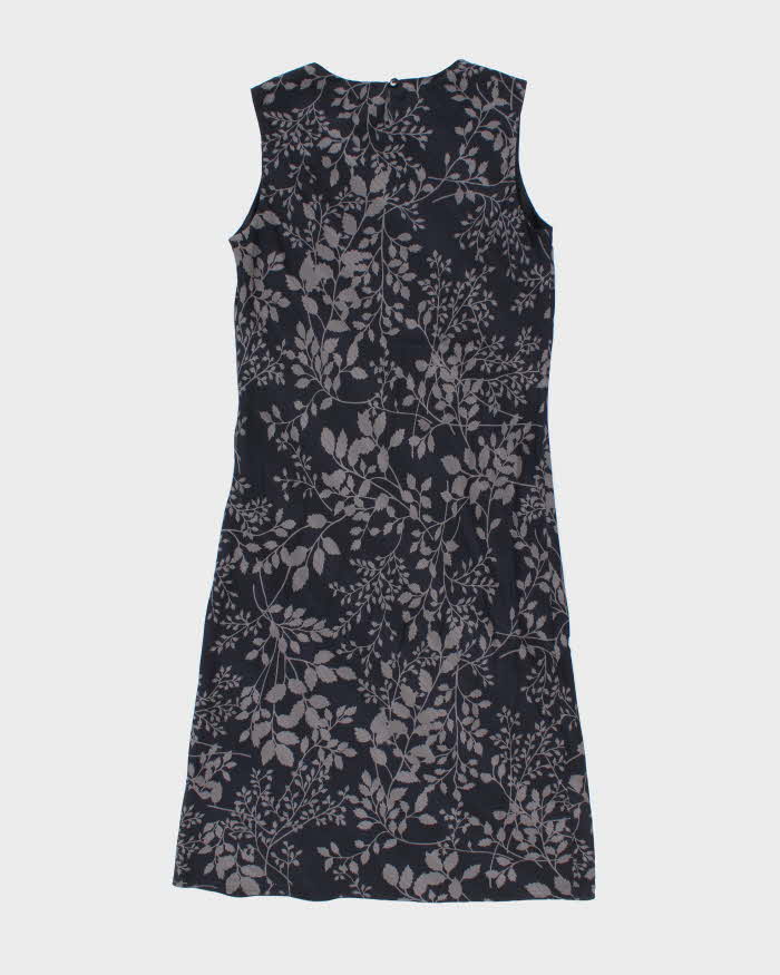 Vintage 90s Jones &amp; Co Silk Floral Dress - M