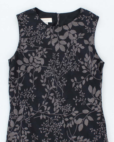 Vintage 90s Jones & Co Silk Floral Dress - M