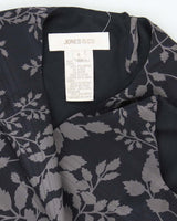 Vintage 90s Jones &amp; Co Silk Floral Dress - M