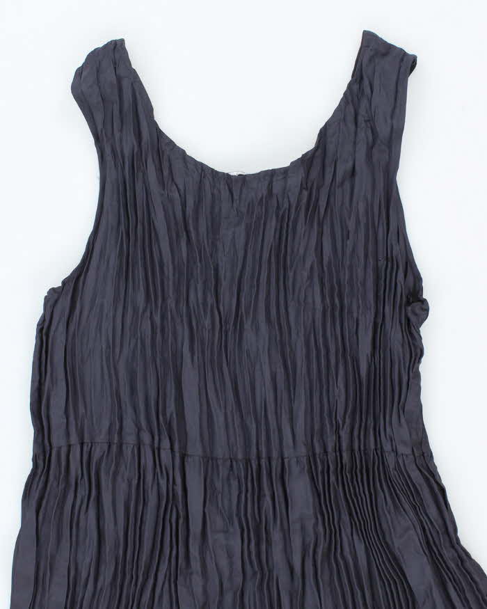 Deadstock Eileen Fisher Silk Plisse Crinkle Dress - M