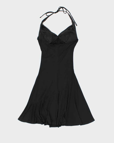 Vintage Y2k 00s Le Chateau Halter Neck Dress - S