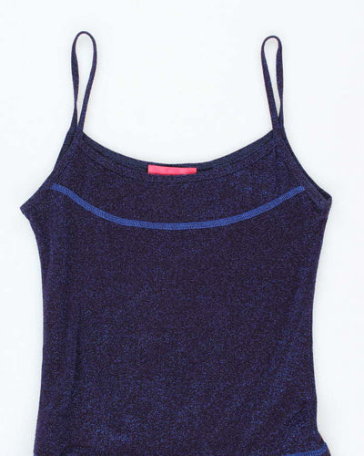 Vintage 90s Antoine Sparkly Dress - S
