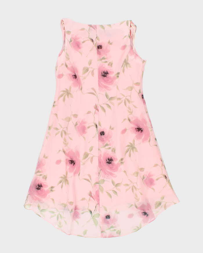 Vintage 90s Jolibel Cowl Neck Floral Cowl Neck Dress - L