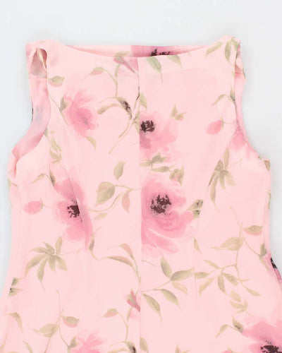 Vintage 90s Jolibel Cowl Neck Floral Cowl Neck Dress - L