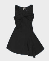 Vintage Y2k 00s Bebe Asymmetric Hem Dress - S