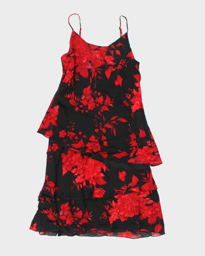 Vintage 90s Lily Tired Floral Dress - S