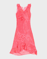 Vintage 90s Jessica Ruffle Detail Dress - M