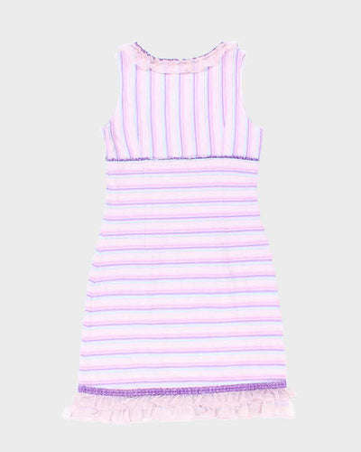 Vintage Y2k 00s Any-all Stripe Dress - S