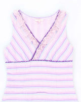 Vintage Y2k 00s Any-all Stripe Dress - S